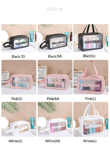 ravel Transparent TPU Washbag Zip Hygiene Cosmetic Bag